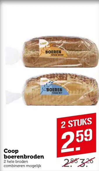 Coop Boerenbroden aanbieding