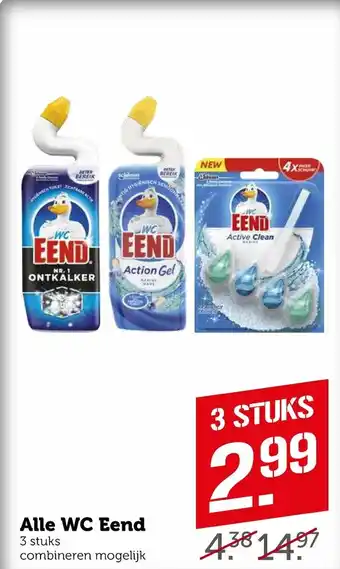 Coop Alle wc eend aanbieding