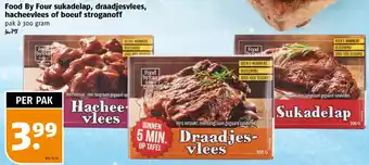 Poiesz Food By Sukadelap, Draadjesvlees Hacheevlees of Boeuf Stroganoff 300g aanbieding