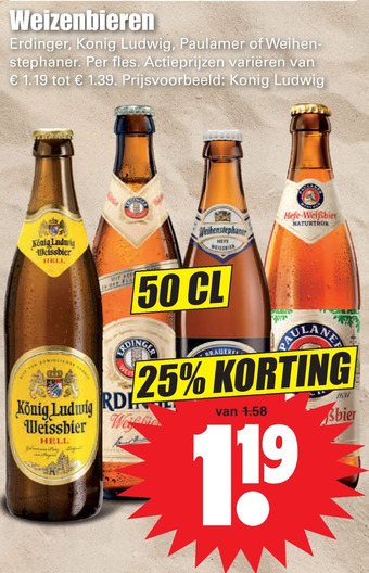 Dirk Weizenbieren aanbieding