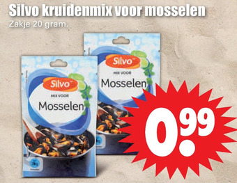 Dirk Silvo kruidenmix voor mosselen aanbieding