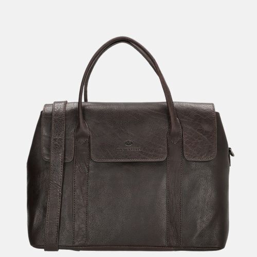 Micmacbags legacy laptoptas 13 inch dark brown aanbieding bij Duifhuizen