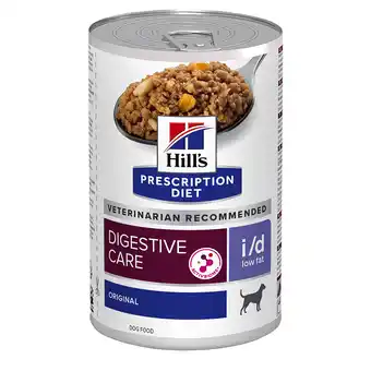 Zooplus 12x360g canine i/d digestive care low fat original hill's prescription diet hondenvoer aanbieding