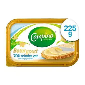 Coop Campina botergoud 70% minder vet melange aanbieding