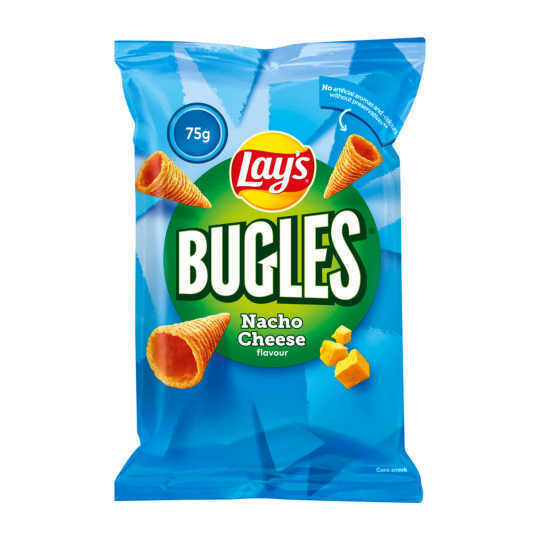 Lay's bugles nacho cheese chips aanbieding bij Coop