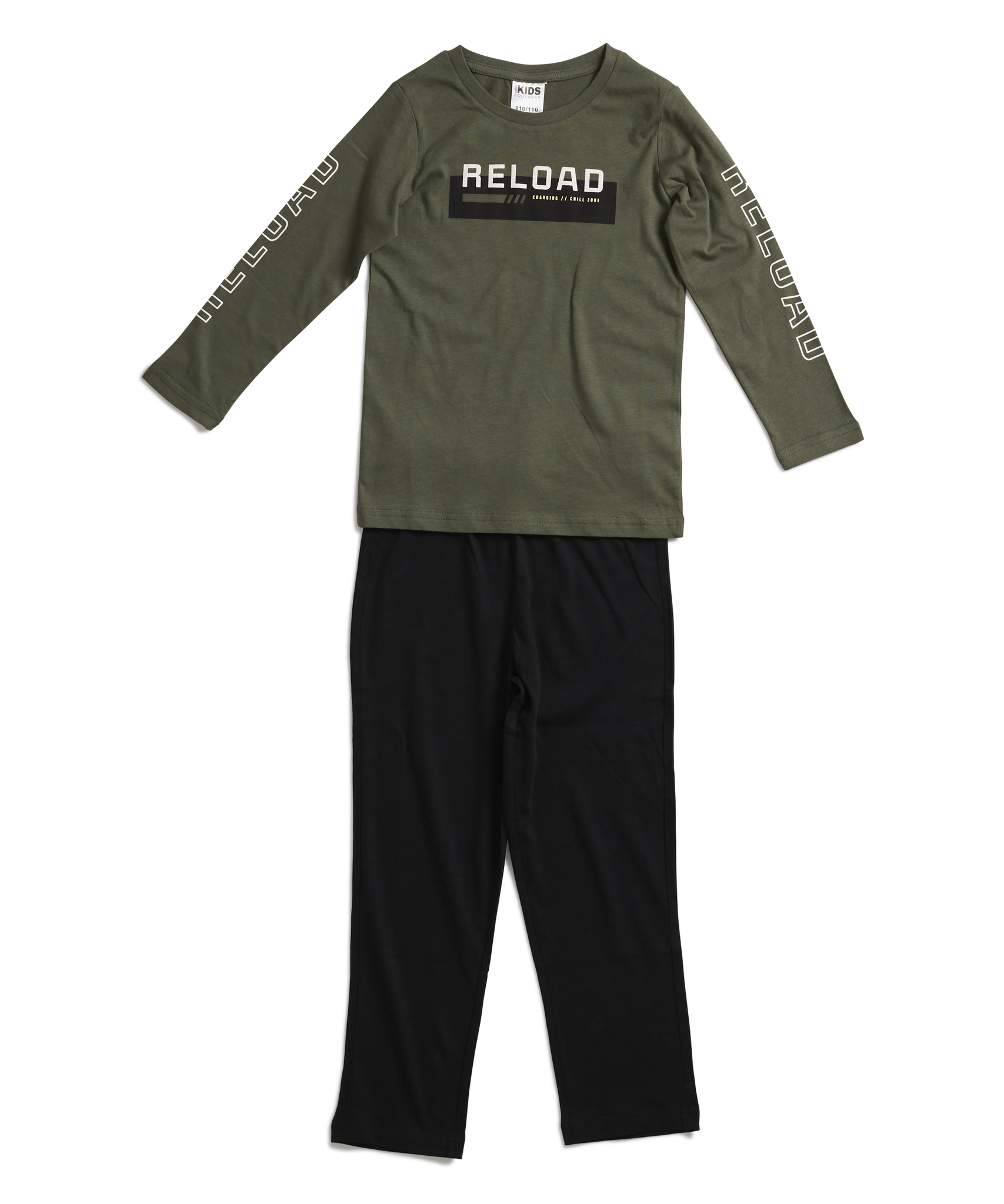Jongens pyjama set groen in maat aanbieding bij terStal