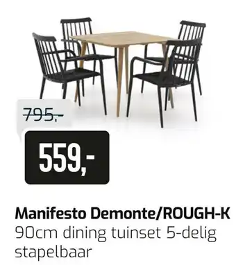 Kees Smit Manifesto Demonte/Rough-K 90 cm aanbieding