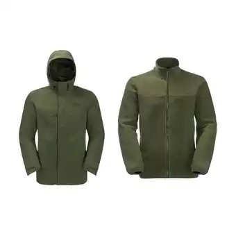 Plutosport Jack wolfskin altenberg 3-in-1 winterjas heren aanbieding