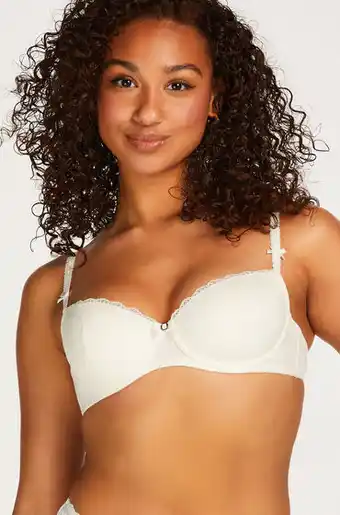 Hunkemoller Hunkemöller voorgevormde beugel bh maya wit aanbieding