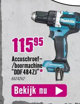 Hornbach Makita accuschroef--boormachine aanbieding