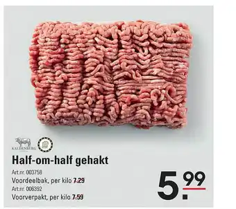 De Kweker Half-om-half gehakt aanbieding