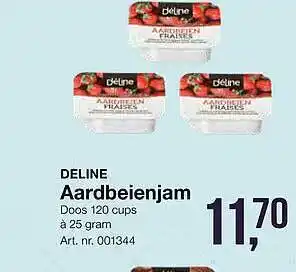 Bidfood Deline aardbeienjam aanbieding