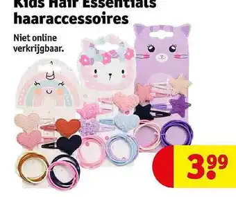 Kruidvat Kids hair essenttials haaraccessoires aanbieding