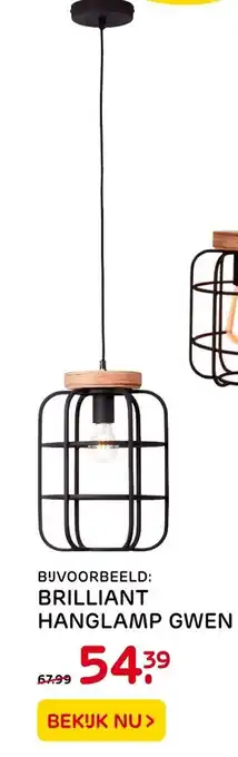 Praxis Brilliant hanglamp gwen aanbieding