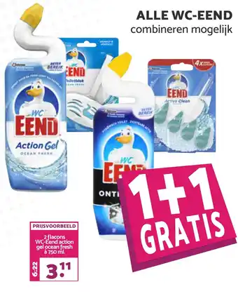 MCD Supermarkt Alle wc-eend 750ml aanbieding