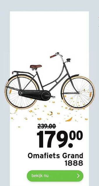 GAMMA Omafiets Grand 1888 aanbieding