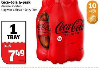 Poiesz Coca-Cola 4-Pack aanbieding