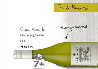 Mitra Casa Amada Chardonnay - Semillon Chili aanbieding