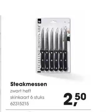 HANOS Steakmessen aanbieding