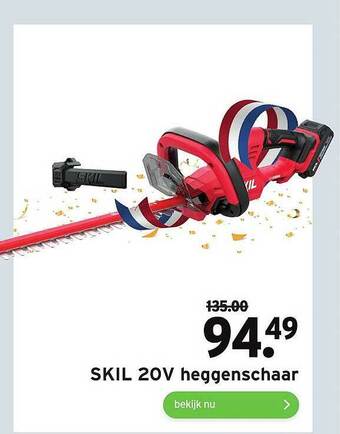 GAMMA Skil 20V Heggenschaar aanbieding