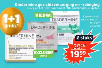 Trekpleister Diadermine gezichtsverzorging en -reiniging 50ml aanbieding