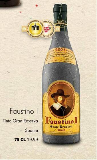 Mitra Faustino I Tinto Gran Reserva Spanje aanbieding