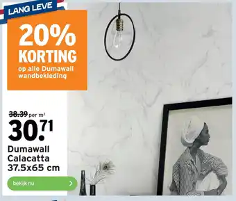 GAMMA Dumawall calacatta 37.5x65 cm aanbieding