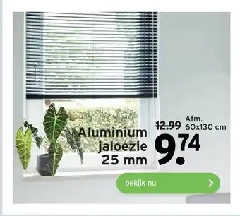 GAMMA Aluminium jaloezie 60x130 cm aanbieding