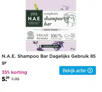 Plein.nl N.A.E. shampoo bar dagelijks aanbieding