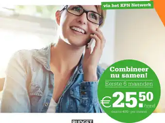 Telecombinatie Mobiel & internet+tv kpn aanbieding