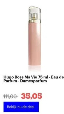 Bol.com Hugo boss ma vie 75 ml - eau de parfum - damesparfum aanbieding