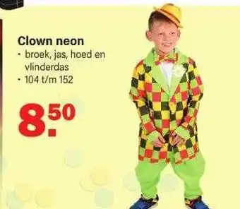 Van Cranenbroek Clown neon aanbieding