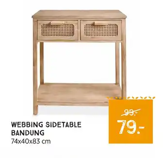 Xenos Webbing sidetable bandung aanbieding