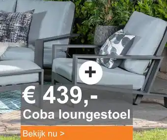 Tuinmeubelland Coba loungestoel aanbieding