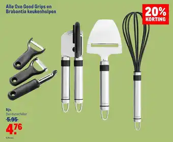 Makro Alle oxo good grips en branbantia keukenhulpen 20% korting aanbieding