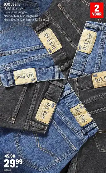 Makro Djx jeans aanbieding