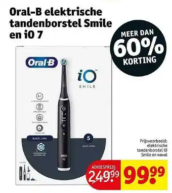 Kruidvat Oral-b elektrische tandenborstel smile en io 7 aanbieding