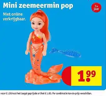 Kruidvat Mini zeemeermin pop aanbieding