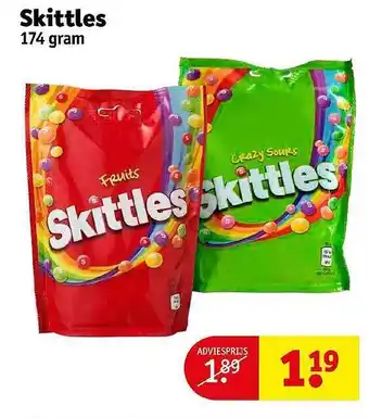 Kruidvat Skittles aanbieding