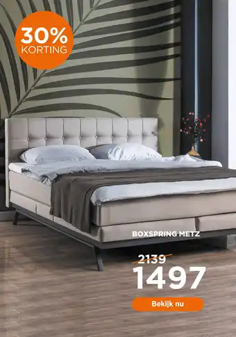 TotaalBED Boxspring metz aanbieding