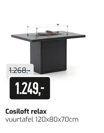 Kees Smit Cosiloft relax vuurtafel aanbieding