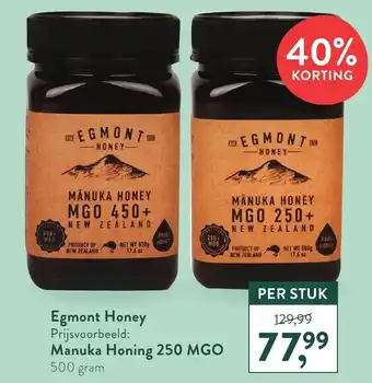 Holland & Barrett Egmont Honey Manuka Honing 250 MGO 500g aanbieding