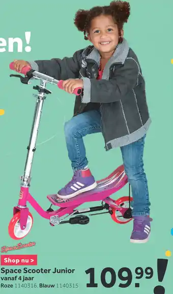 Intertoys Space scooter junior aanbieding