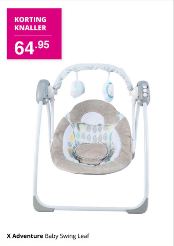 Baby & Tiener X Adventure Baby Swing Leaf aanbieding