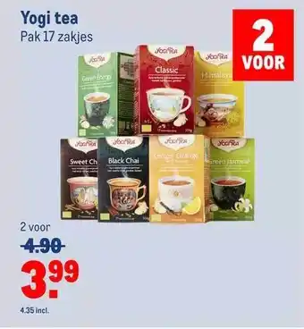 Makro Yogi tea aanbieding