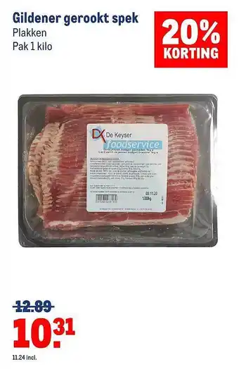 Makro Gildener gerookt spek aanbieding