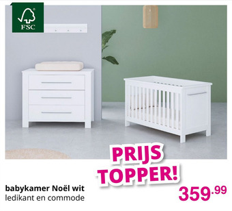 Baby & Tiener babykamer Noël wit aanbieding