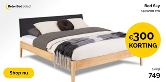 Beter Bed Bed Sky aanbieding