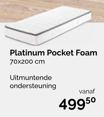 Beter Bed Platinum Pocket Foam aanbieding