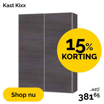 Beter Bed Kast Kixx aanbieding